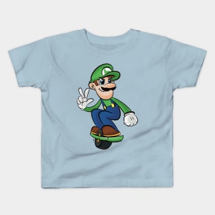 Let’s-a go, Bro! Onewheel Kids T-Shirt